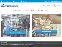 Tablet Screenshot of hydroflomen.com